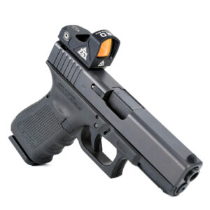 at3 aro micro dot mounted on glock 19 pistol