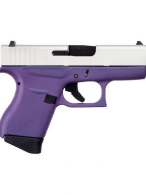 GLOCK 43 SUBCOMPACT 9MM PISTOL, PURPLE FRAME