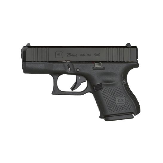 GLOCK G26 GEN5 9MM PISTOL, BLACK