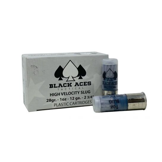 BLACK ACES TACTICAL 2.75″ 12 GAUGE SLUGS, 200RDS