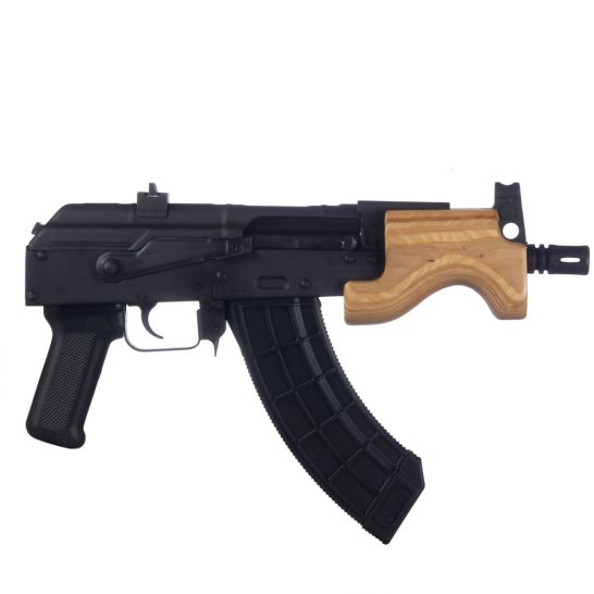 Century Arms Micro Draco 6.25" 7.62x39 30rd AK Pistol w/ 4 Mags & Tan Bag Bundle, Black