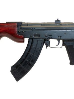 Century Arms Micro Draco 6.25" 7.62X39 30rd Pistol, Black with Russian Red Furniture with Rail - HG2797PR-N