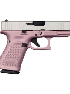 GLOCK 19 GEN 5 FS 9MM PISTOL, PINK/STAINLESS – ACG-57024