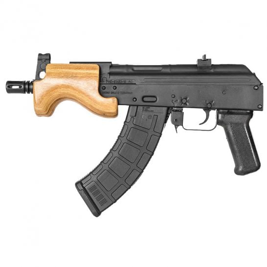 Century Arms Micro Draco 7.62x39mm AK Pistol, Blue - HG2797-N