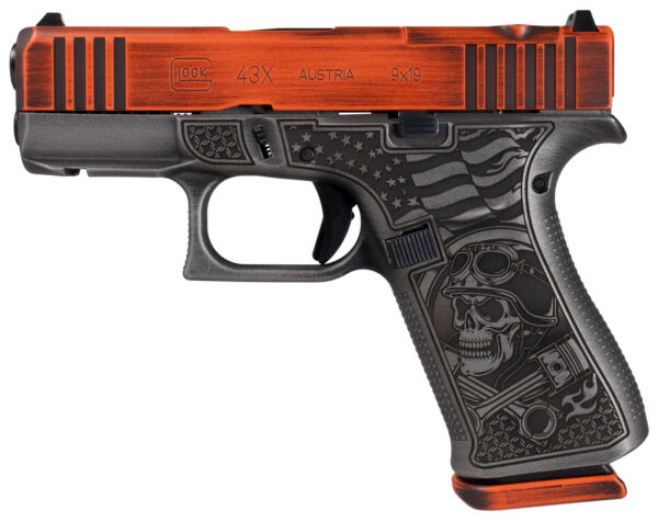 Glock 43X MOS, 9mm, 3.4in. Barrel, 10rd - Grey