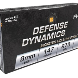 Fiocchi Defense Dynamics Centerfire Handgun Ammo 9mm 147 Gr. Jhp 50 Rd.