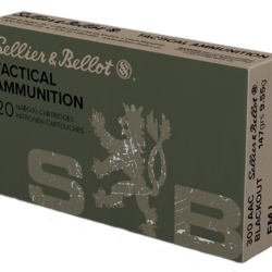 Sellier & Bellot Sb300blkb Rifle 300blackout 147gr Full Metal Jacket 20 Rounds