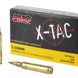 PMC X-TAC 5.56 NATO Rifle Ammo 62 Grain LAP 20 Rounds