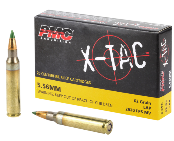 PMC X-TAC 5.56 NATO Rifle Ammo 62 Grain LAP 20 Rounds