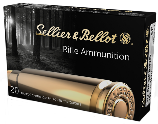 Sellier & Bellot SB3006B Rifle 30-06Springfield 180gr Soft Point 20 Rounds