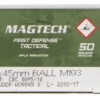 Magtech 556a Tactical/training 5.56x45mmnato 55gr Full Metal Jacket 50 Rounds