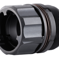 Dead Air Da428 Key-mo Adapter Black Adapter For Hub Socket Silencers(1 3/8-24)
