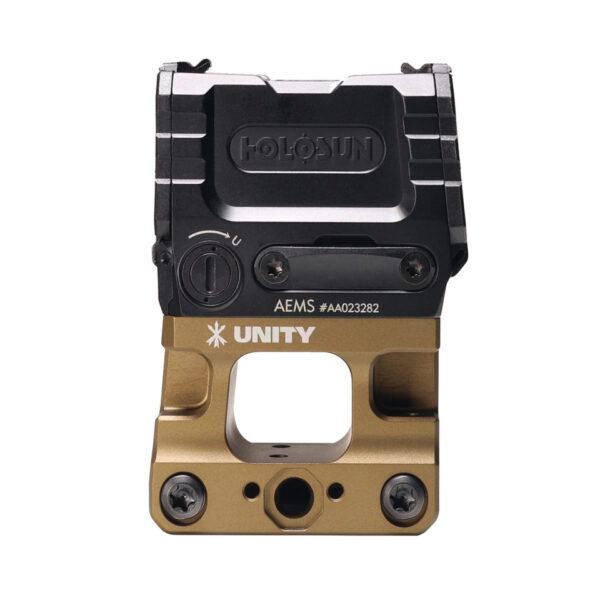 Unity Tactical FAST AEMS FDE Optic Mount Anodized Flat Dark Earth