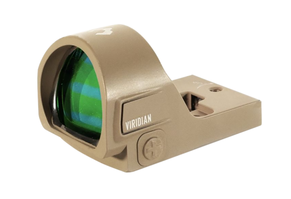 Viridian 9810145 RFX35 Flat Dark Earth 1 x 22 mm x 26 mm 3 MOA Green Dot