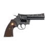 Colt Mfg PYTHONBP4WTS Python Target 357 Mag 6rd 4.25" Matte Black Vent Rib Barrel, Cylinder, Matte Black Stainless Steel Frame, Walnut w/Medallion Grip